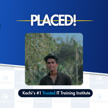 Gladwin Joy placed at Grapes Innovative Solutions