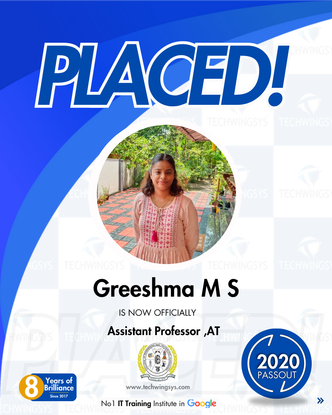 Greeshma M S at MES College