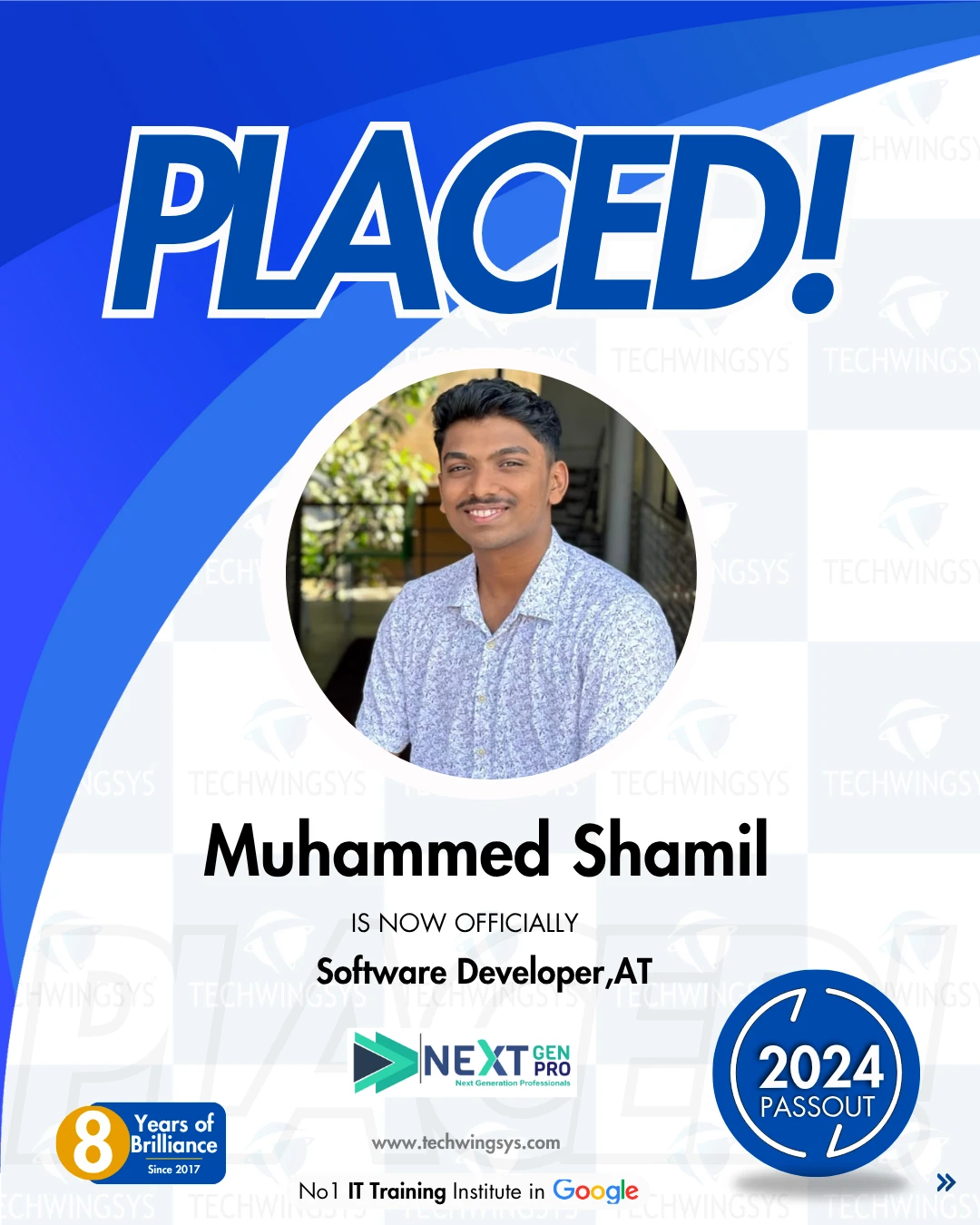 Muhammed Shamil at NextGenPro